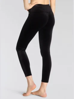 LASCANA Pantalons<Legging caleçon brillant basique