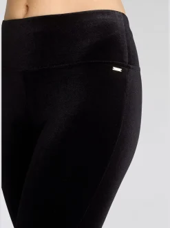 LASCANA Pantalons<Legging caleçon brillant basique