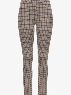 LASCANA Pantalons<Legging caleçon mode avec motif pied-de-poule coloré