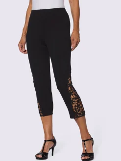 Fair Lady Pantalons<Legging corsaire avec viscose (ecovero)