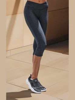 LASCANA ACTIVE Pantalons<Legging corsaire corsaire performance avec motif léopard