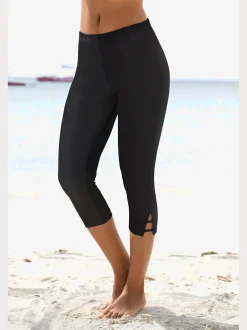 LASCANA Pantalons<Legging corsaire cuir vachette