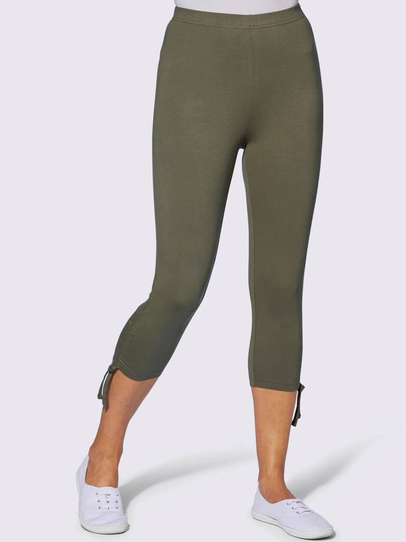 Collection L Pantalons<Legging corsaire qualité coton