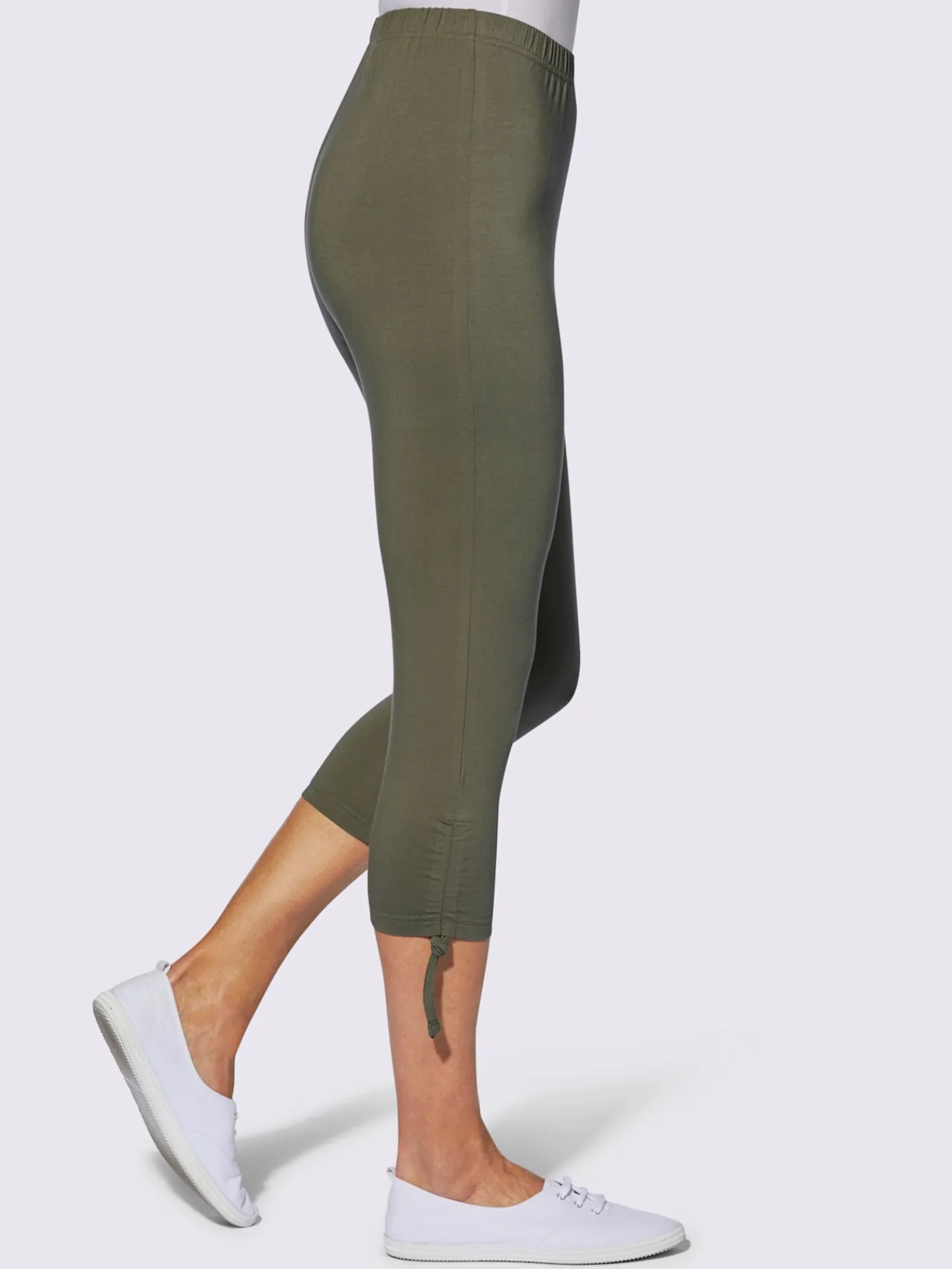 Collection L Pantalons<Legging corsaire qualité coton