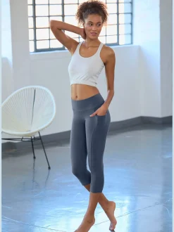 Vivance Pantalons<Legging corsaire superbe caleçon court en coton