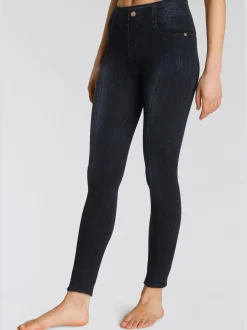 Buffalo Pantalons<Legging en jean jegging sans coutures à l'aspect jean imprimé