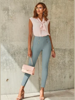 LASCANA Pantalons<Legging taille haute caleçon taille haute