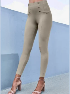 LASCANA Pantalons<Legging taille haute caleçon taille haute