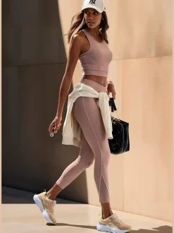 LASCANA ACTIVE Tenues De Détente<Leggings technique caleçon performance avec motif léopard