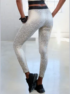 LASCANA ACTIVE Tenues De Détente<Leggings technique caleçon performance avec motif léopard