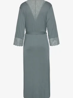 LASCANA Robes De Chambre<Élégant kimono maxi avec détails en dentelle