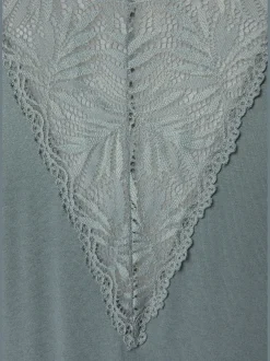 LASCANA Robes De Chambre<Élégant kimono maxi avec détails en dentelle