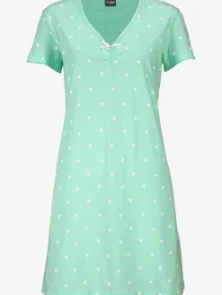 Vivance Dreams Chemises De Nuit<Lot de 2 chemises de nuit courte avec imprimé petits cœurs