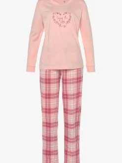 Vivance Dreams Pyjamas<Lot de 2 pyjamas au motif fleuri et à carreaux