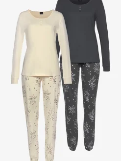 Vivance Dreams Pyjamas<Lot de 2 pyjamas avec imprimé branches florales