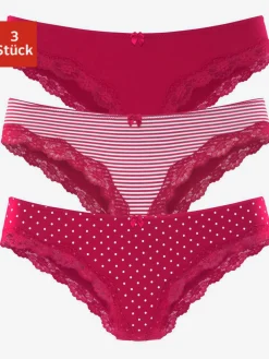 LASCANA Culottes<Lot de 3 slips brésiliens