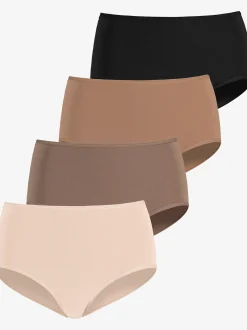 LASCANA Culottes<Lot de 4 slips taille haute