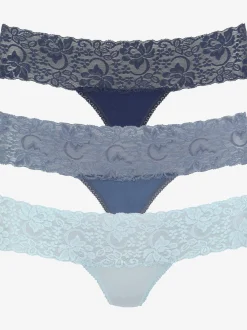 Vivance Strings|Culottes<Lot de 3 strings en dentelle