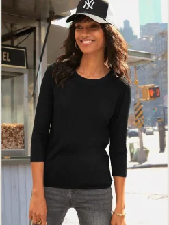 LASCANA T-Shirts<Lot de 2 t-shirts à manches 3/4