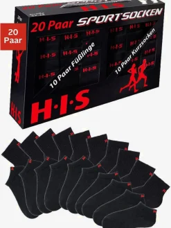 H.I.S Chaussettes<Lot de socquettes mixtes de différentes longueurs
