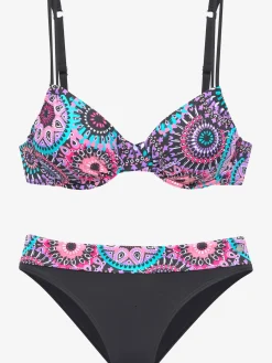 LASCANA Maillots De Bain<Maillot de bain à armatures design kaléidoscope : chaque pièce est unique