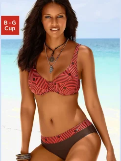 s.Oliver Maillots De Bain<Maillot de bain à armatures imprimé graphique tendance