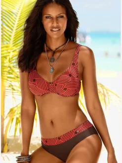 s.Oliver Maillots De Bain<Maillot de bain à armatures imprimé graphique tendance