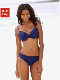 LASCANA Maillots De Bain<Maillot de bain à armatures coupe élégante, fronces raffinées