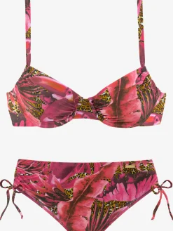 LASCANA Maillots De Bain<Maillot de bain à armatures aspect jungle