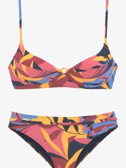 Sunseeker Maillots De Bain<Maillot de bain à armatures imprimé feuilles abstrait