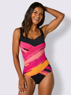 feel good Maillots De Bain<Maillot de bain aspect croisé coloré