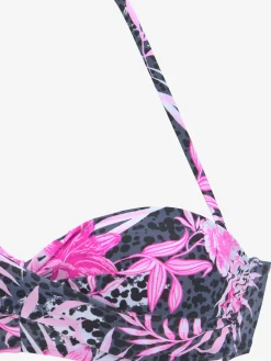 Buffalo Maillots De Bain<Maillot de bain bandeau à armatures « imprimé, effet de couleur différent pour chaque pièce »