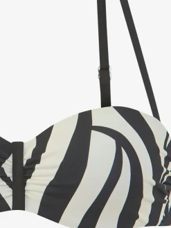 French Connection Maillots De Bain<Maillot de bain bandeau à armatures design animal élégant