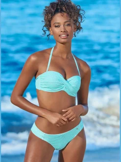 s.Oliver Maillots De Bain<Maillot de bain bandeau à armatures motif rayé marin