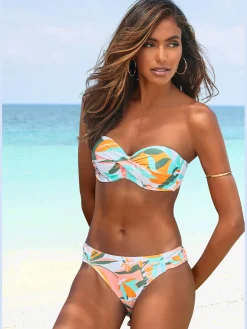 Sunseeker Maillots De Bain<Maillot de bain bandeau à armatures imprimé abstrait