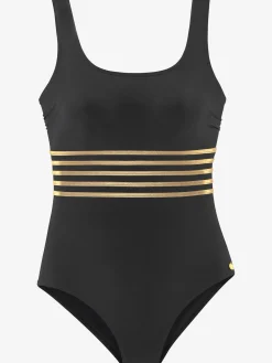 LASCANA Maillots De Bain<Maillot de bain couleur unie avec détails couleur or