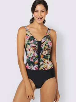 feel good Maillots De Bain<Maillot de bain femme fronce à l'encolure