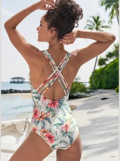 LASCANA Maillots De Bain<Maillot de bain imprimé floral : chaque pièce est unique