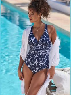 Sunseeker Maillots De Bain<Maillot de bain imprimé floral tendance contrasté