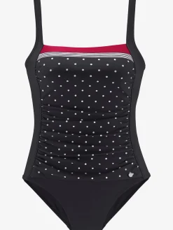 LASCANA Maillots De Bain<Maillot de bain élégant mélange de rayures et pois