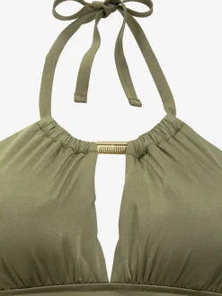 LASCANA Maillots De Bain<Maillot de bain style uni avec accessoire couleur or