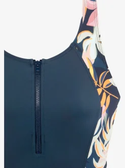 LASCANA ACTIVE Maillots De Bain<Maillot de bain uni avec empiècements imprimés sur les côtés