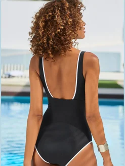 Vivance Maillots De Bain<Maillot de bain uni avec anneau décoratif devant