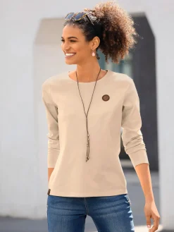 Collection L T-Shirts<Manches longues pur coton