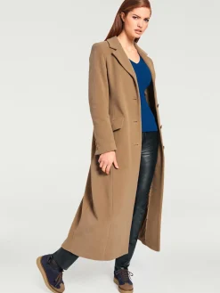 Linea Tesini Manteaux|Vestes<Manteau coupe longue classique