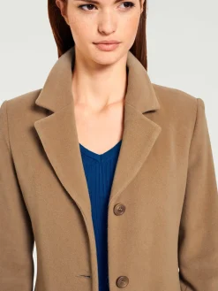 Linea Tesini Manteaux|Vestes<Manteau coupe longue classique