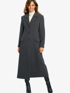 Linea Tesini Manteaux|Vestes<Manteau coupe longue classique