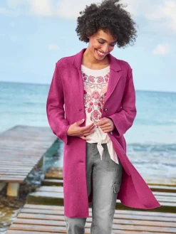 Linea Tesini Manteaux|Vestes<Manteau court bords ouverts modernes