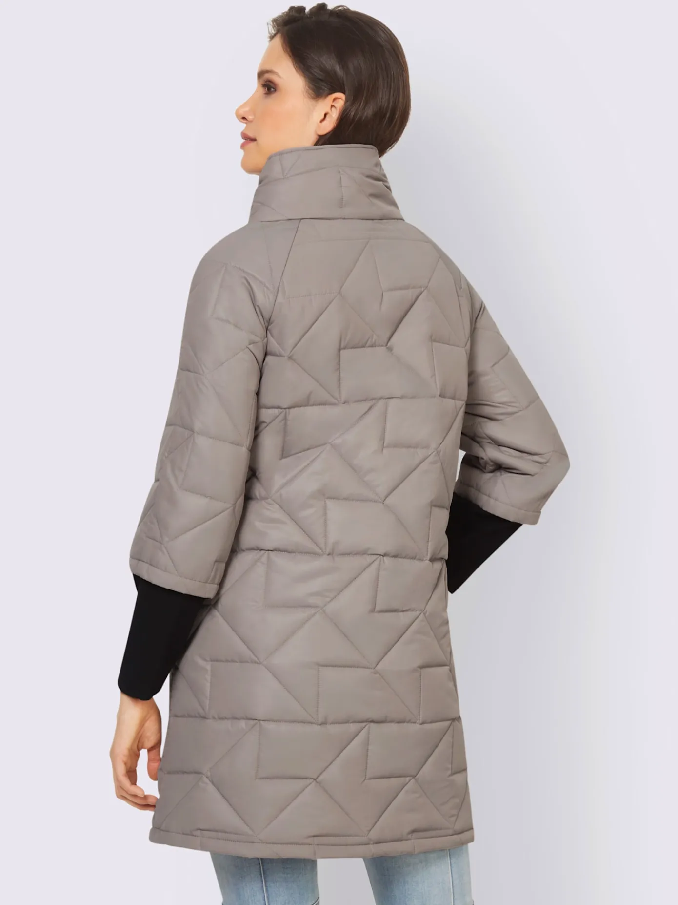 Mandarin Manteaux|Vestes<Manteau court pièce décorative devant