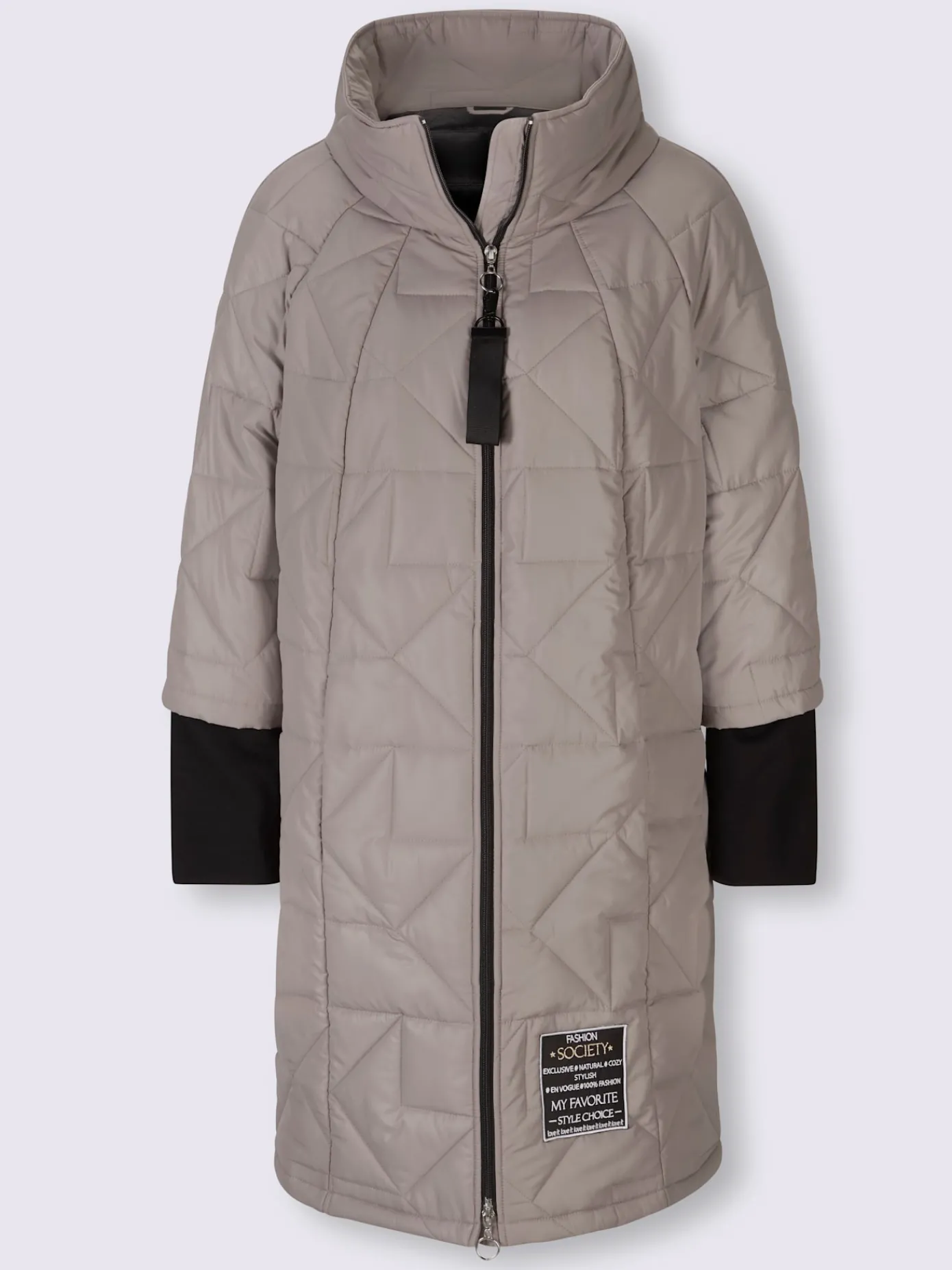 Mandarin Manteaux|Vestes<Manteau court pièce décorative devant